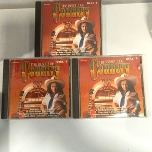 The best of country music 3 X CD's 90's